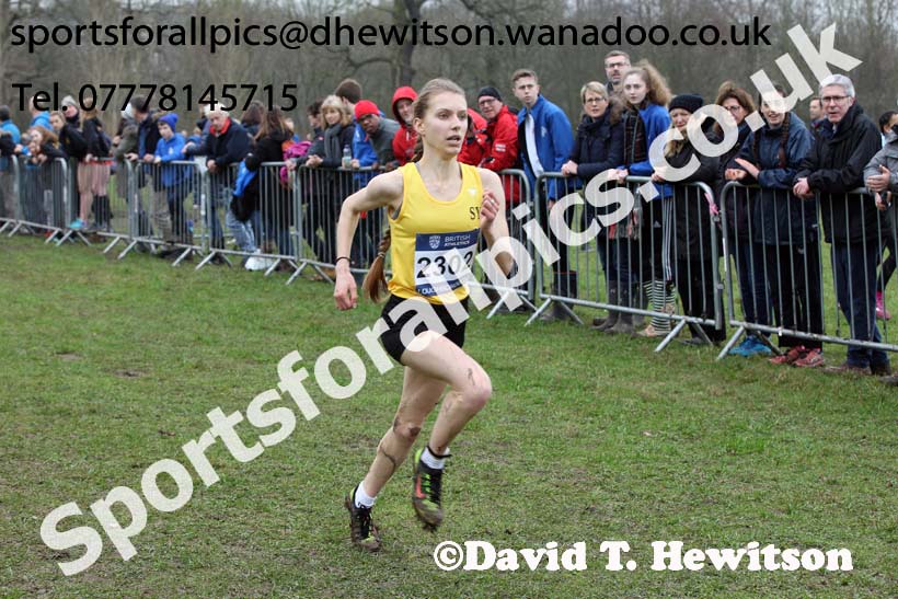 Womens under-17s Inter Counties Cross Country, Prestwold Hall, Loughborough. Photo: David T. Hewitson/Sports for All Pics